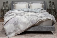 Пододеяльник Нувола принт тенсель серый 145*210 (TT-00011336)