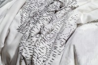 Пододеяльник Нувола принт тенсель серый 145*210 (TT-00011336)