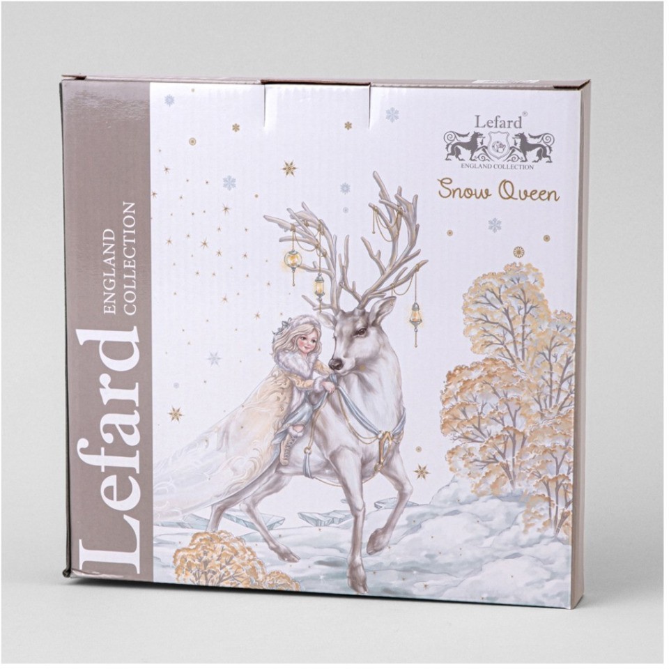 Тарелка обеденная lefard "снежная королева" 25,5 см (590-627)