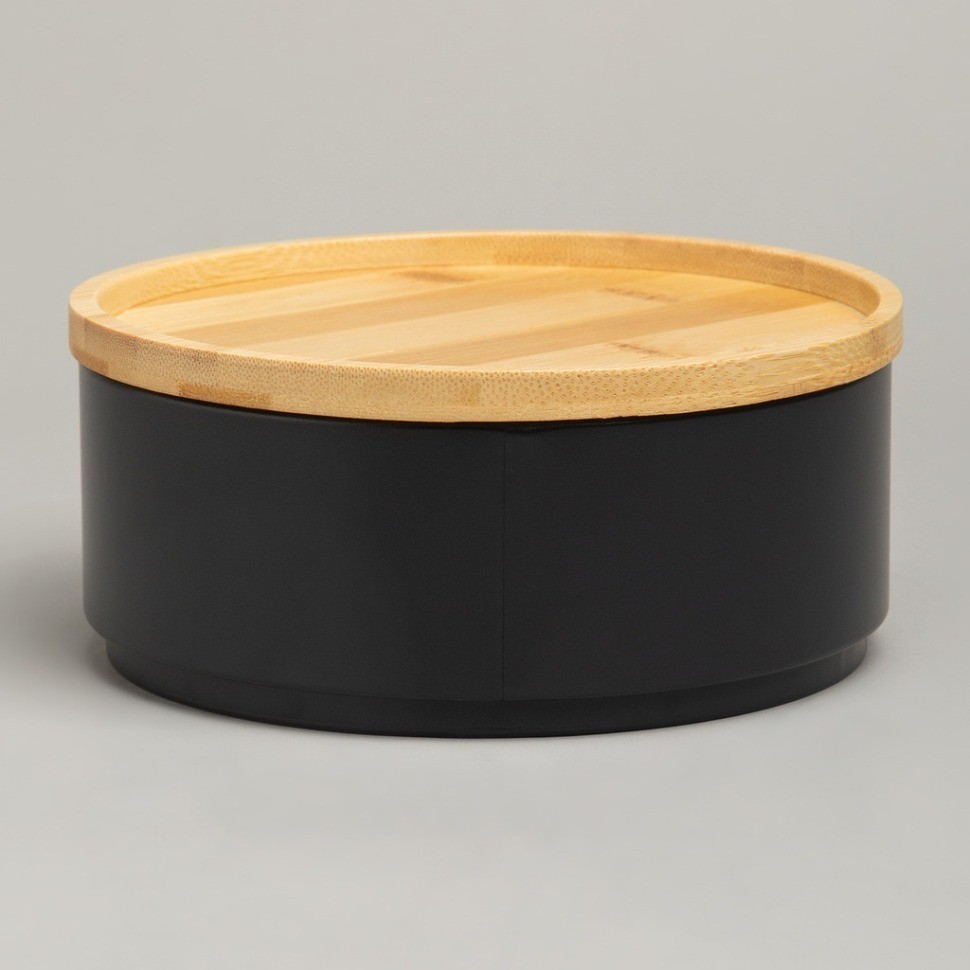 Банка для сыпучих, 16,5х6,5 см, штабелируемая Agness (790-390)