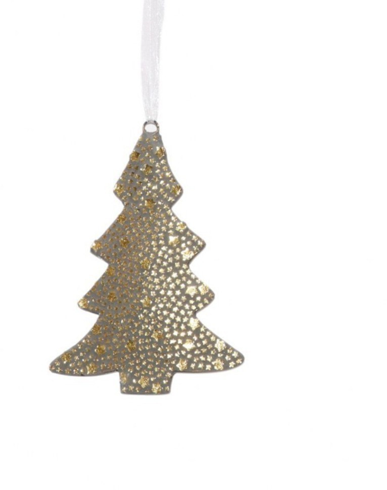 Новогодняя игрушка BL-033C, железо, grey/gold, ROOMERS FURNITURE