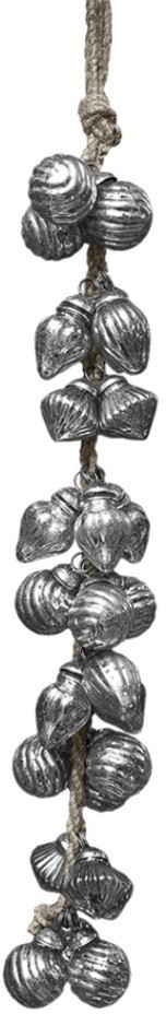 Елочная игрушка NR-AM-46, стекло, Antique silver, ROOMERS FURNITURE