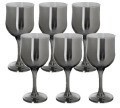 Набор бокалов для вина из 6 шт 240 мл Сияющий графит (GR163-06)