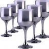 Набор бокалов для вина из 6 шт 240 мл Сияющий графит (GR163-06)