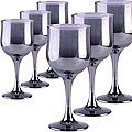 Набор бокалов для вина из 6 шт 240 мл Сияющий графит (GR163-06)
