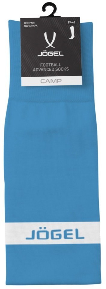 Гетры футбольные JÖGEL CAMP ADVANCED SOCKS, голубой/белый (2103251)
