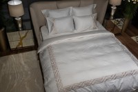 Комплект постельного белья  Паллада, золотой, Семейный (145*210-2шт) (TT-00013756)