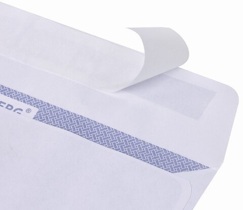 Конверты почтовые С6 отрывная лента внутренняя запечатка 100 шт 112190 (5) (86202)