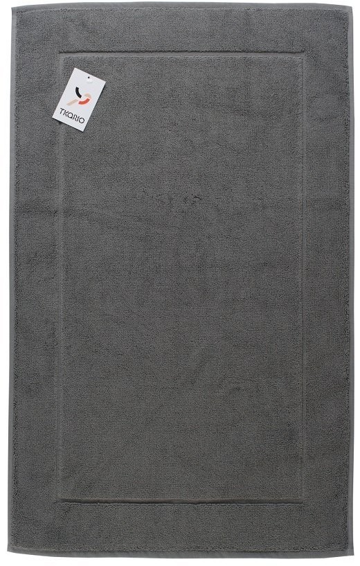 Коврик для ванной темно-серого цвета из коллекции essential, 50х80 см (63188)
