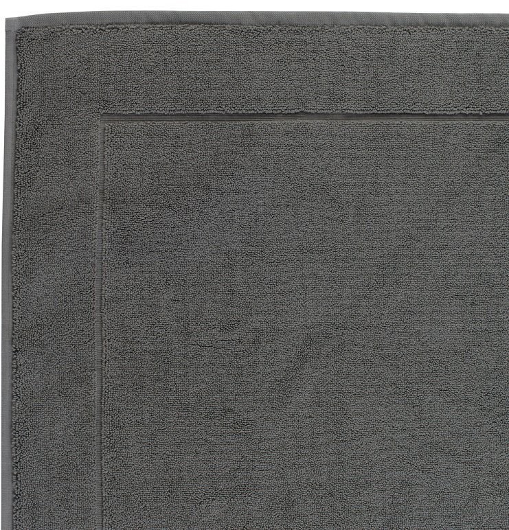 Коврик для ванной темно-серого цвета из коллекции essential, 50х80 см (63188)