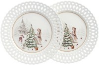 Набор тарелок обеденных lefard "морозко" 2 шт. 26,5 см (441-047)