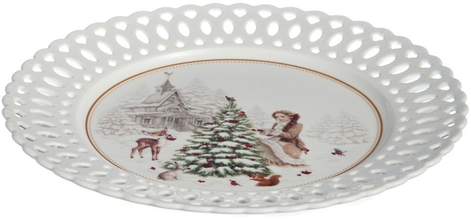 Набор тарелок обеденных lefard "морозко" 2 шт. 26,5 см (441-047)