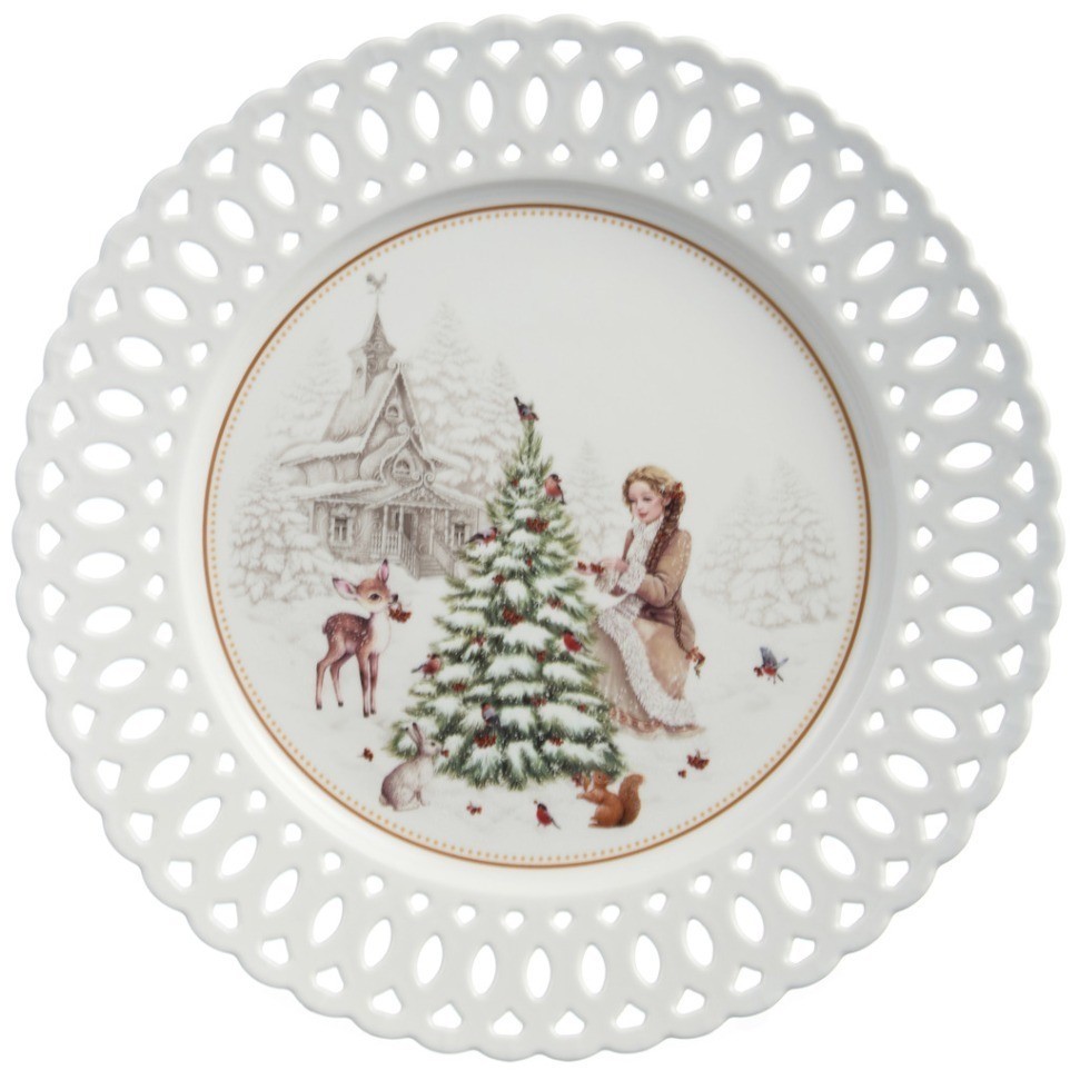 Набор тарелок обеденных lefard "морозко" 2 шт. 26,5 см (441-047)