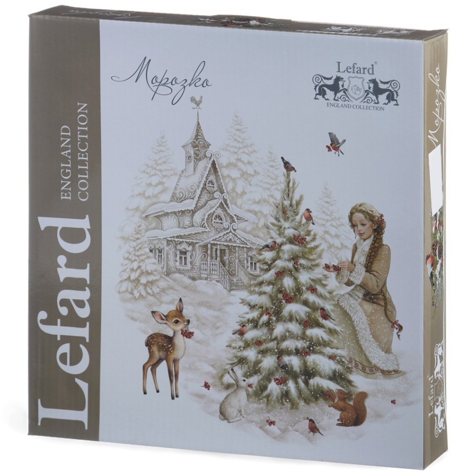 Набор тарелок обеденных lefard "морозко" 2 шт. 26,5 см (441-047)