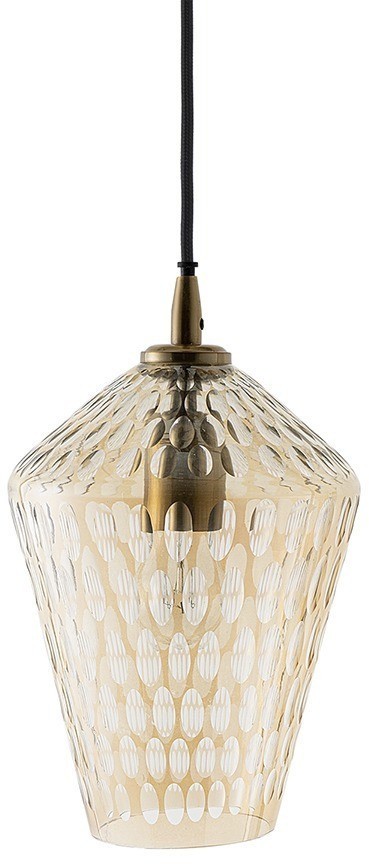 Светильник подвесной mystic aura, D19 см, янтарно-золотой (76543)