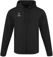 Флисовое худи на молнии JOGEL ESSENTIAL Cotton Fleece FZ Hoodie, черный (2122102)