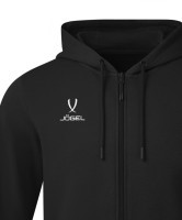 Флисовое худи на молнии JOGEL ESSENTIAL Cotton Fleece FZ Hoodie, черный (2122102)