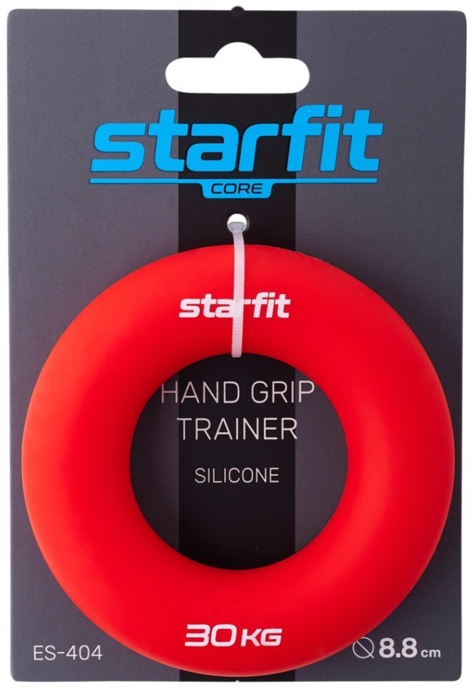 Эспандер кистевой STARFIT ES-404 Кольцо, 30 кг, силикон, красный (1121042)