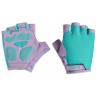 Перчатки для фитнеса WG-105, с гелевыми вставками, мятный/лиловый (1555738)
