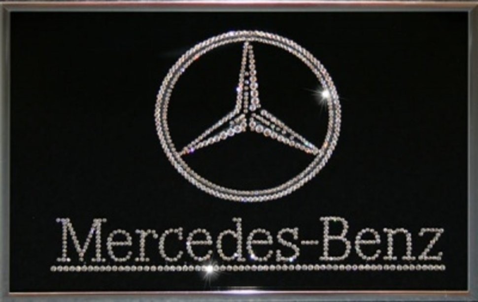 Картина Мерседес с кристаллами Swarovski (1460)