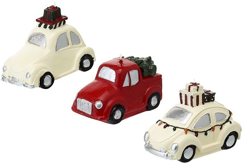 Набор декоративных свечей magic drive из коллекции new year essential, 3 шт. (78328)