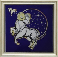 Картина Звездный Овен с кристаллами Swarovski (1745)