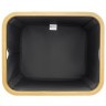 Корзина для белья neat mid, 40x33x43 см, черная (77869)