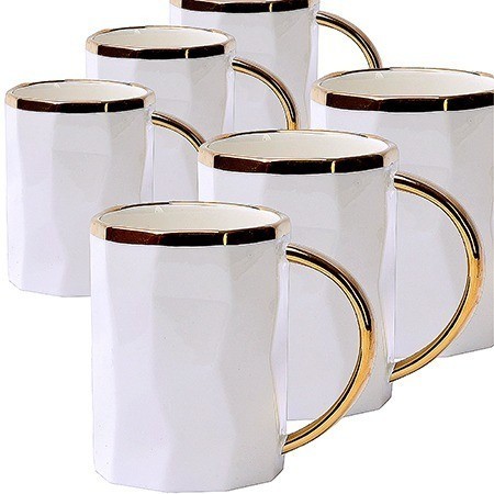 Набор кружек 6 шт 380 мл LORAINE (12110)