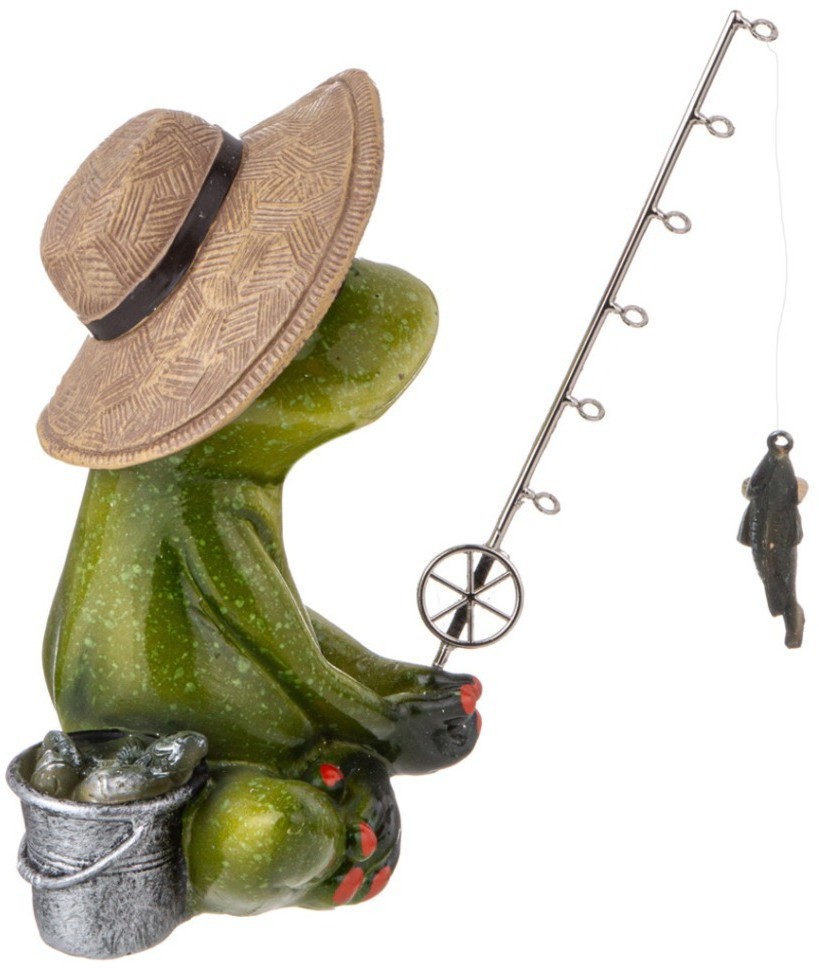 Фигурка декоративная "лягушка-рыболов" 15,5х11,8х13,8 см Lefard (146-2098)