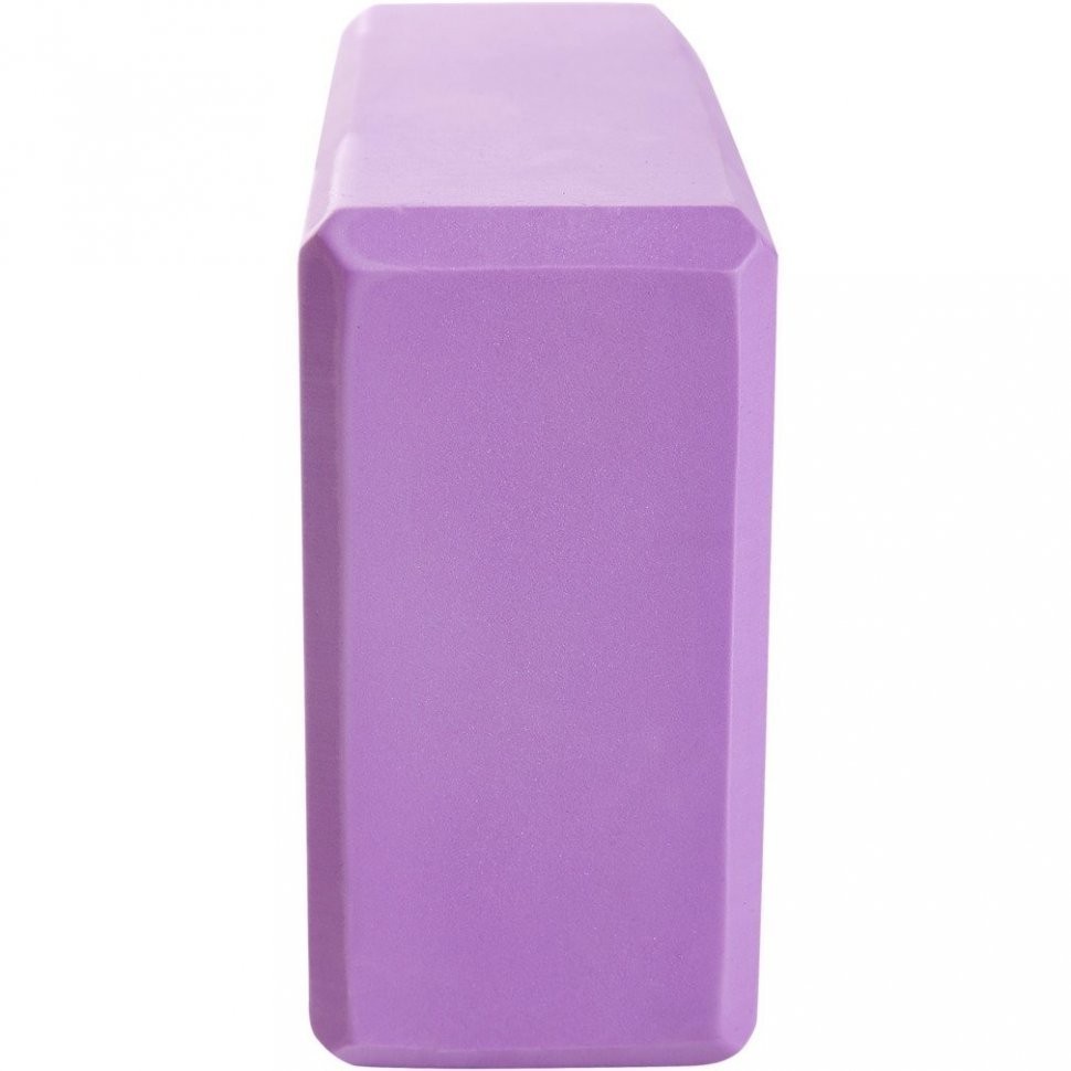 Блок для йоги YB-200 EVA, фиолетовый пастель (1007341)