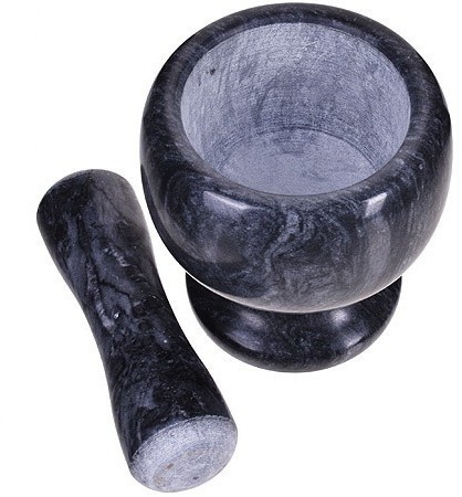 Ступка с пестиком для специй мраморная MAYER BOCH (27543)