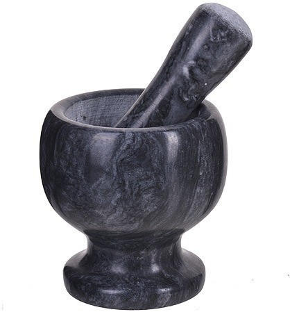 Ступка с пестиком для специй мраморная MAYER BOCH (27543)