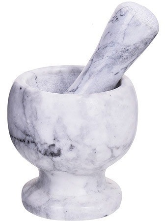 Ступка с пестиком для специй мраморная MAYER BOCH (27543)