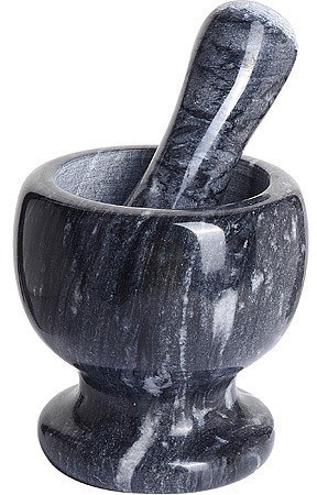 Ступка с пестиком для специй мраморная MAYER BOCH (27543)