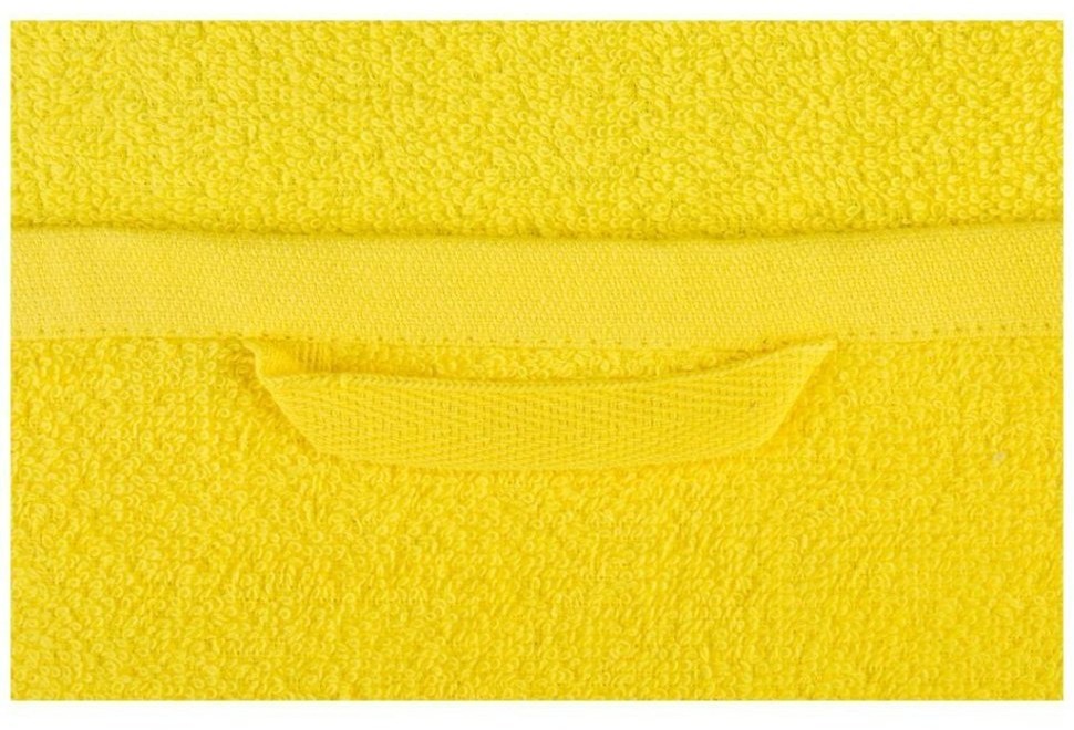 Комплект полотенец из 2х шт  "натюрморт" 40*70 см.,40*40 см. 100% хлопок,твилл+махра жёлтое SANTALINO (850-708-65)