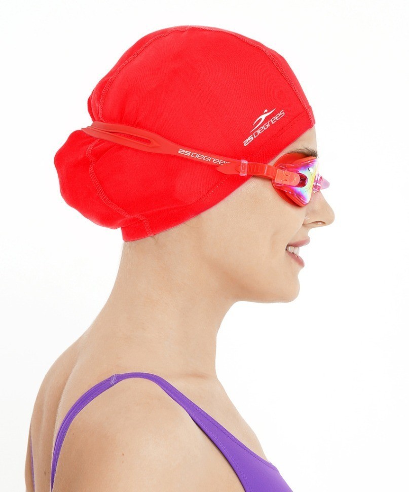 Шапочка для плавания 25DEGREES Essence Red, полиамид (2103857)