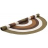 Ковер из хлопка target коричневого цвета из коллекции ethnic, D150 см (74490)