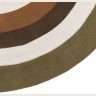 Ковер из хлопка target коричневого цвета из коллекции ethnic, D150 см (74490)