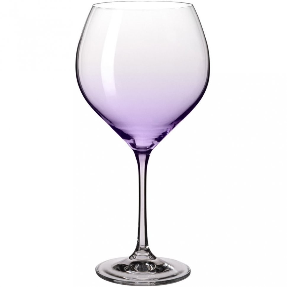 Набор бокалов для вина из 2шт "sophia violet"650ml Bohemia Crystal (674-817)