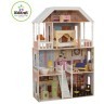 Деревянный кукольный домик "Саванна", с мебелью 14 предметов в наборе, для кукол 30 см (65023_KE)