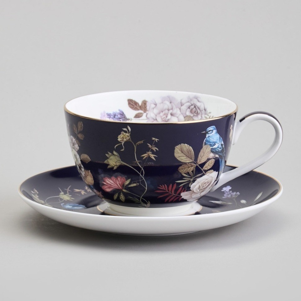 Чайный набор lefard "кобальт" на 2 пер. 4 пр. 300 мл (86-2504-1)