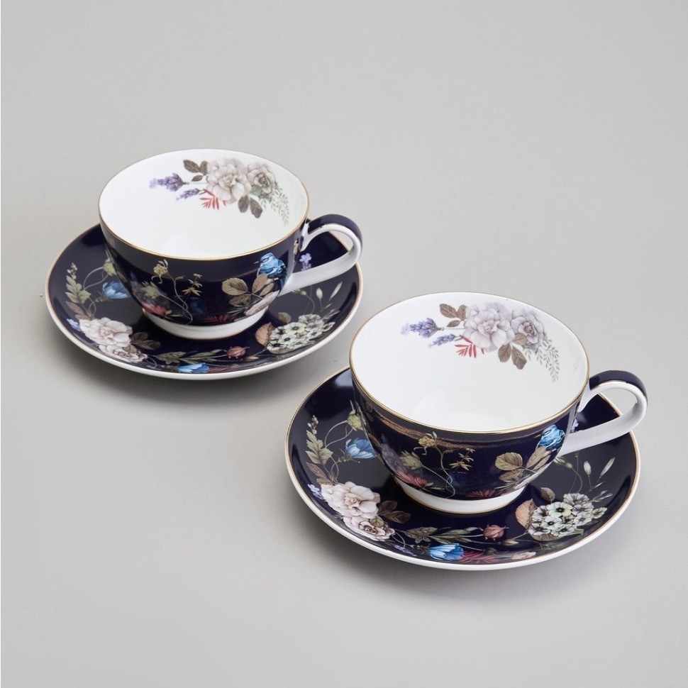 Чайный набор lefard "кобальт" на 2 пер. 4 пр. 300 мл (86-2504-1)