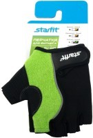 Перчатки для фитнеса SU-108, зеленый/черный (155324)