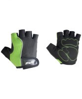 Перчатки для фитнеса SU-108, зеленый/черный (155324)