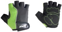 Перчатки для фитнеса SU-108, зеленый/черный (155324)