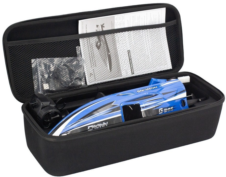 Радиоуправляемый катер Chasing Waves с сумкой (41 см, 35 км/ч) (HJ818-BLUE-BAG)