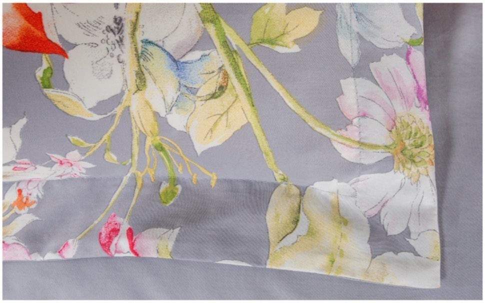 Кпб 1,5 сп "пастораль",хлопок 100%,серый, под 150х215 -1шт., пр 180х220 -1шт., нав 70х50х5-2шт SANTALINO (985-227)