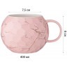 Кружка lefard breaktime 400мл, розовая (90-1087)