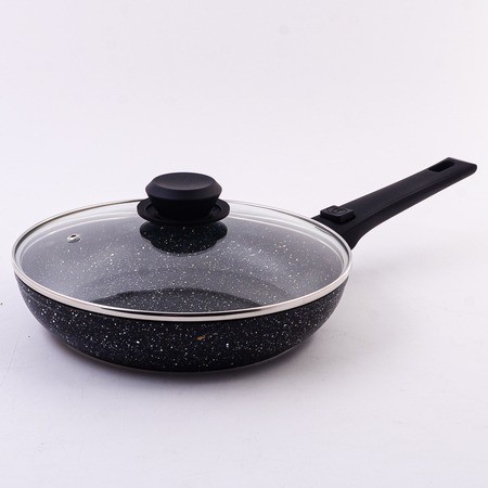 Сковорода с крышкой 24 см со съемной ручкой (3024-1)