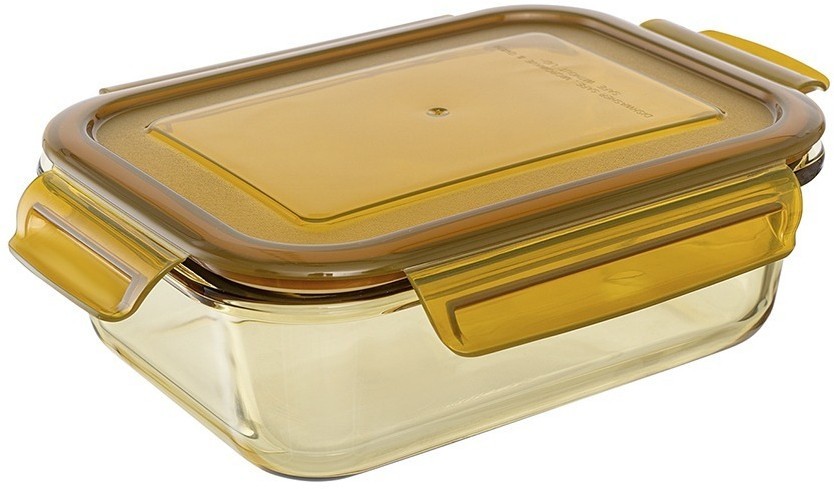 Контейнер для хранения и переноски продуктов 1040 мл янтарного цвета (76235)